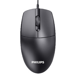 PHILIPS 3鍵式有線滑鼠-SPK7247B