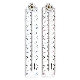 I am okay 30㎝透明摺疊尺(款式隨機出貨)