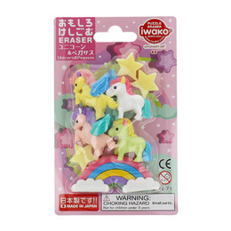 造型橡皮擦(獨角獸&飛馬) IWAKO:ER-BRI067