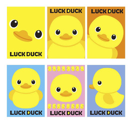 Luck Duck16K固頁筆記 LDPN16-1(款式隨機出貨)