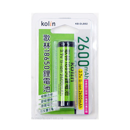 歌林18650鋰充電池2600mAh