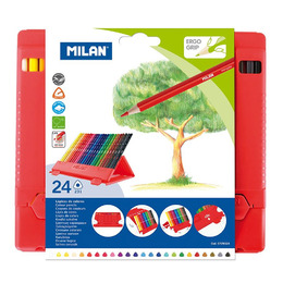 MILAN 可立式24色色鉛筆組
