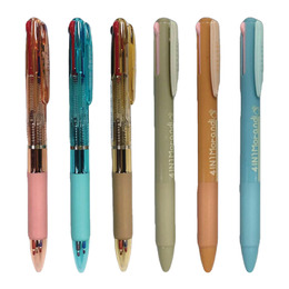 三色/四色中性筆(0.5mm) WACE(款式隨機出貨)