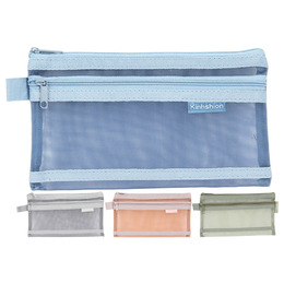 A6 莫蘭迪雙層筆袋(顏色隨機出貨)