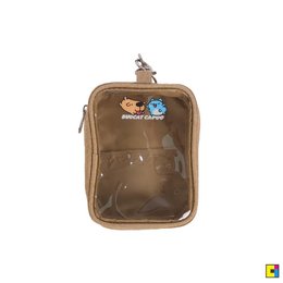 [貓貓蟲-咖波] 咖波狗狗打電動娃娃萬用收納痛包(奶茶)