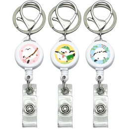 肥啾白白鑰匙圈伸縮證件夾