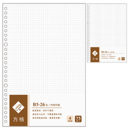 B5-26孔 3mm/4mm 方格內紙