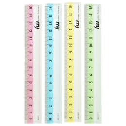 15CM 放大鏡塑膠尺(款式隨機出貨)