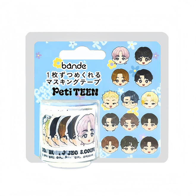 Seventeen bande 和紙膠帶PetiTEEN