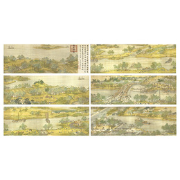 清院本 清明上河圖 拼圖1008片