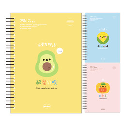 果菜市場 25K活頁PP橫線筆記本