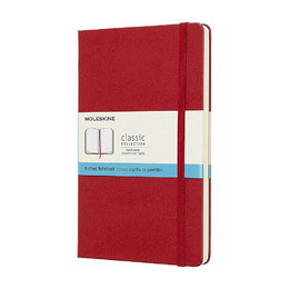 MOLESKINE 經典紅硬殼筆記L點線