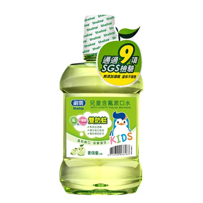 刷樂 兒童含氟漱口水 青蘋果/草莓 500ml