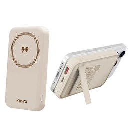 KINYO NKPB-4342MT 快充支架磁吸無線充行動電源