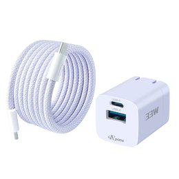 Apone 33W PPS+100W磁吸充電組-金香紫