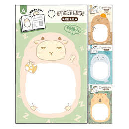 簡單生活 動物造型便利貼