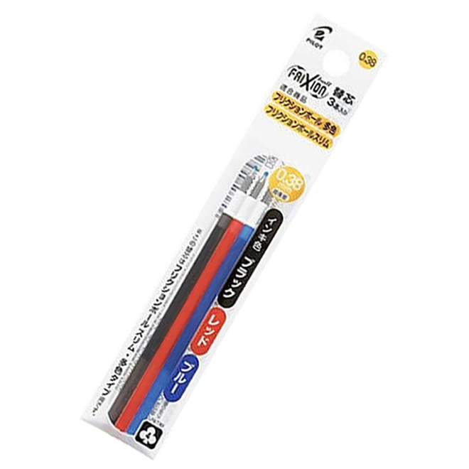 PILOT 0.38極細魔擦筆芯-混 LFBTRF-30UF-3C