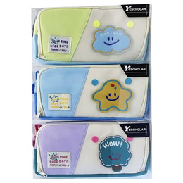 萌寵雙拉大容量筆袋(款式隨機出貨)