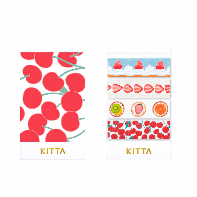 (KING JIM) KITTA 可撕式和紙膠帶 甜點/對稱