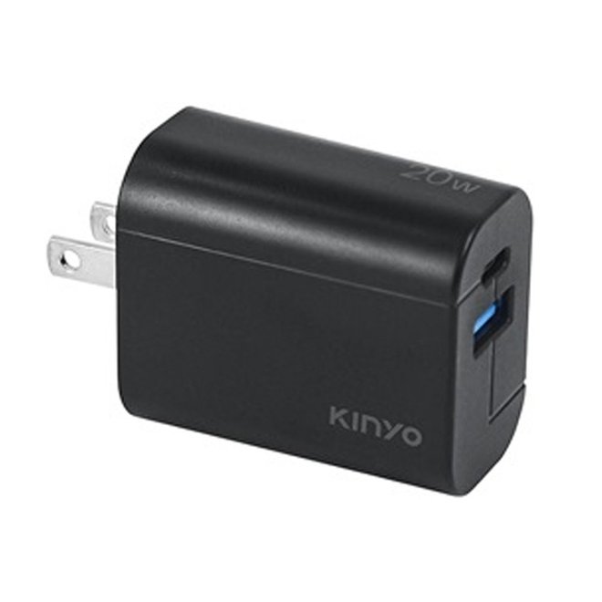 KINYO PDCB-002B/W雙孔充電器20W