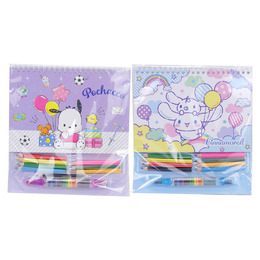 三麗鷗 線圈素描本附色筆組