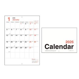 2026年13K可掛式月曆-直式
