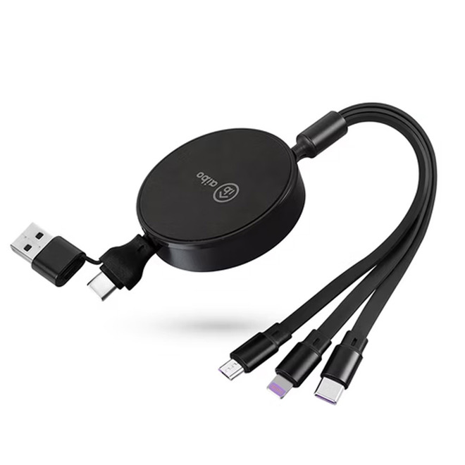 aibo 六合一 伸縮收納快充線