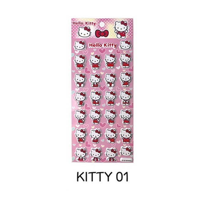 立體泡棉貼紙  凱蒂貓Hello Kitty/布丁狗/酷洛米
