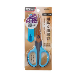 SDI AirCut輕量剪 鍍鈦S曲線剪