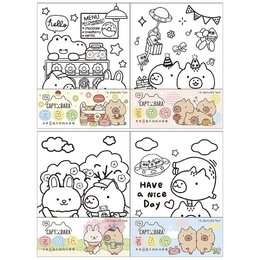 水豚 25K著色紙 (款式隨機出貨)