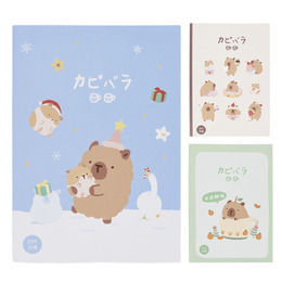 卡皮胖拉 25K方格固頁筆記本