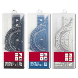 簡約15cm鋁合金套尺組