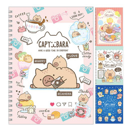 水豚 16K 方格側翻筆記