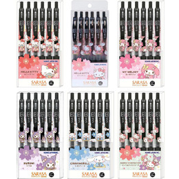 ZEBRA 三麗鷗自動鋼珠筆0.5 6入組