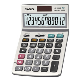 CASIO 12位元計算機 JW-120TV(MS)