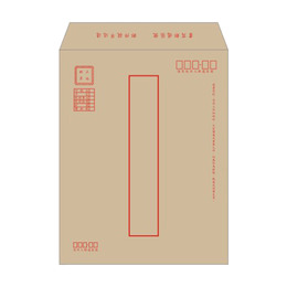 4K 赤牛皮郵寄信封 4張