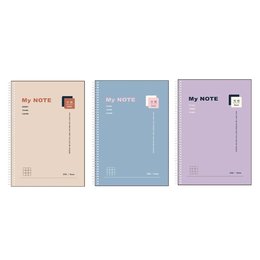 25K活頁PP-5mm方格筆記