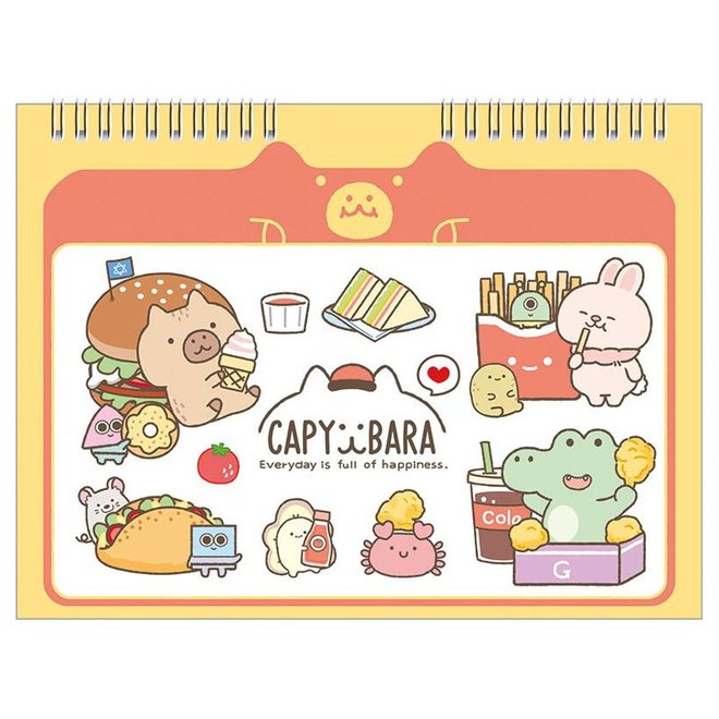 水豚-13K素描剪貼簿A