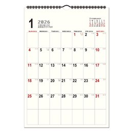 2026年 素彩直式掛曆