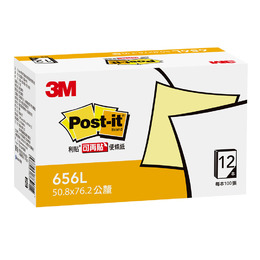 (網路限定販售) 3M 利貼可再黏便條紙環保經濟包 656L 