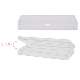 塑膠筆盒-透明(A) UACA5501