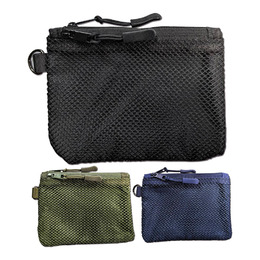 雙拉鍊網狀收納袋(L)