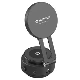 MOZTECH真空吸盤手機支架-黑
