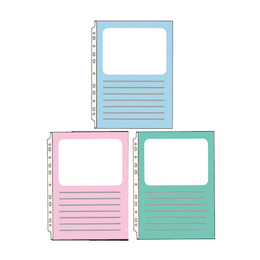 凱利迪A4 11孔可書寫資料簿(顏色隨機出貨)