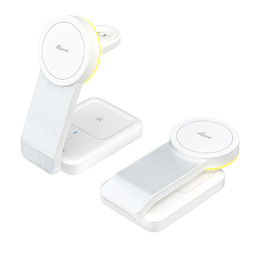 (Apone)Speedy折疊式三合一磁吸無線充電座