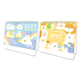 2027年 圓生物三角桌曆A