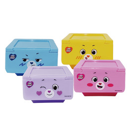 彩虹熊斜口文具收納盒(款式隨機出貨)