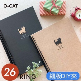 O-Cat 斬形貓 細版DIY封面組 26孔