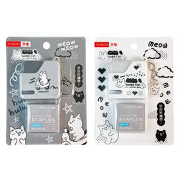 露咖貓 方型釘書機