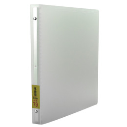 誌揚 A4 PP-30孔塑鋼夾 (半透明)